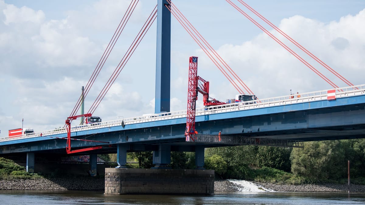 Wichtige Autobahnbrücke am Wochenende gesperrt
