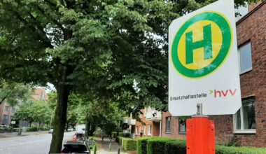Vollsperrung der Elbgaustraße – vier HVV-Linien eingeschränkt