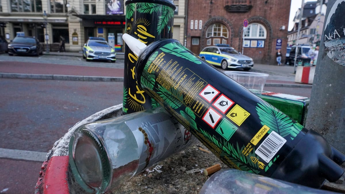 Explosionen durch Lachgasflaschen – Stadtreinigung beklagt Schäden