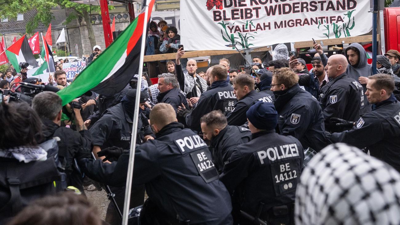 Nahost-Konflikt: Verletzte und Festnahmen bei Nakba-Demo in Berlin