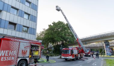 Feuerwehr löscht Küchenbrand im Südviertel