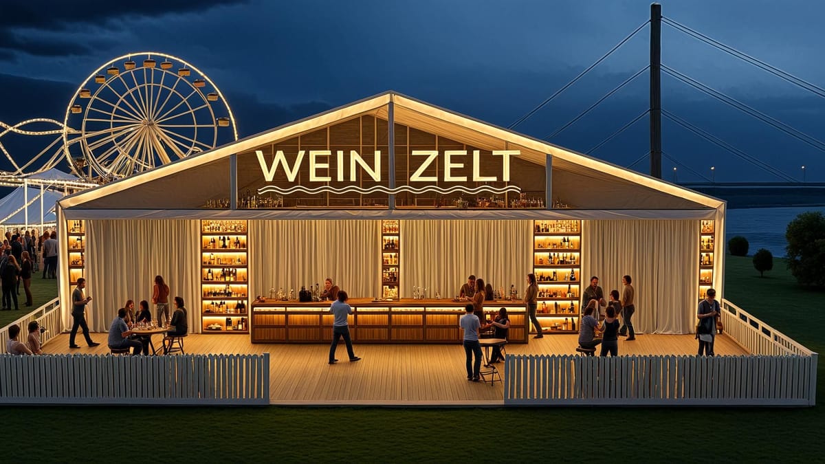 Neues Weinzelt soll für Carlsplatz-Flair sorgen