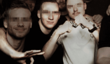 Neonazis feiern und posieren im Nachtclub "Nox"