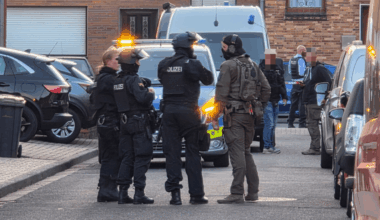 SEK-Einsatz wegen Streit – Polizei sperrt Straße