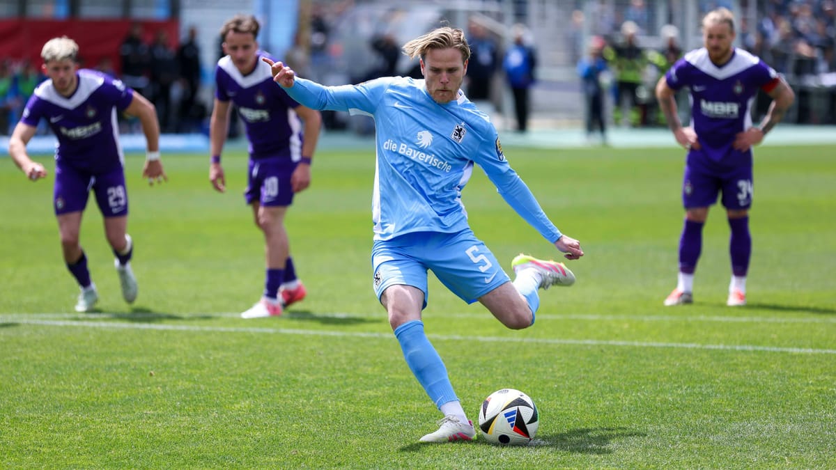 TSV 1860 München: Unentschieden gegen Erzgebirge Aue
