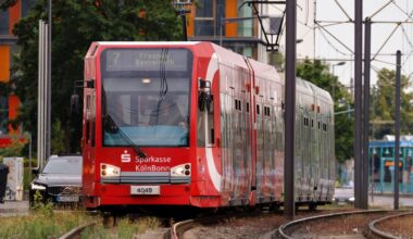 Nächtliche Unterbrechung der KVB-Linie 7 wegen Bauarbeiten