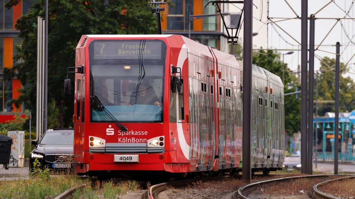 Nächtliche Unterbrechung der KVB-Linie 7 wegen Bauarbeiten