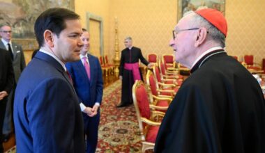 Diplomatische Gespräche im Vatikan: US-Außenminister bei Parolin