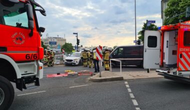 Unfall auf Leipziger Straße in Frohnhausen – Mann schwer verletzt