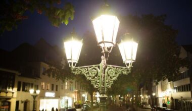 Erste 200 historische Gaslaternen auf LED umgestellt