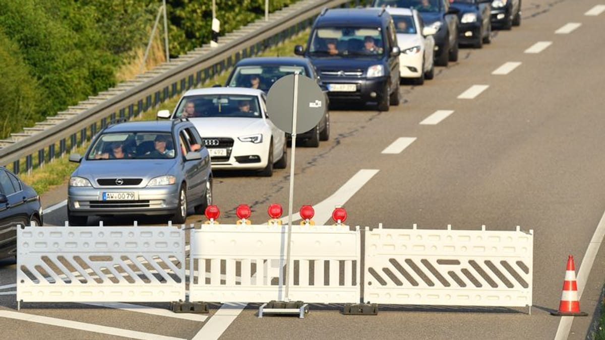 Sperrung auf A6 – was Autofahrer am Wochenende beachten müssen