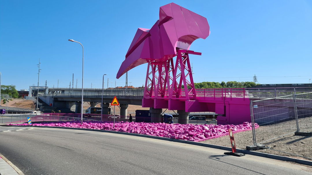 Hahner-Technik baut in Göteborg polarisierendes Kunstwerk
