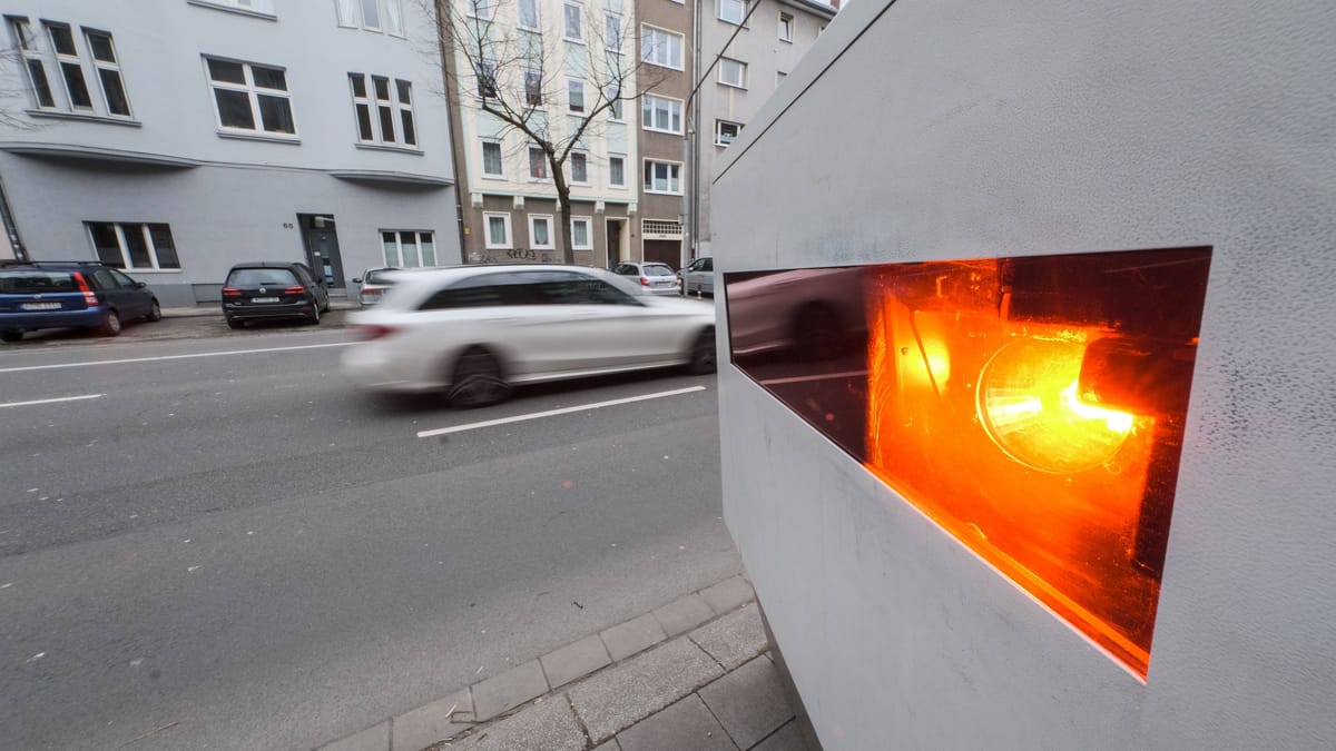 Hier wird die Geschwindigkeit kontrolliert
