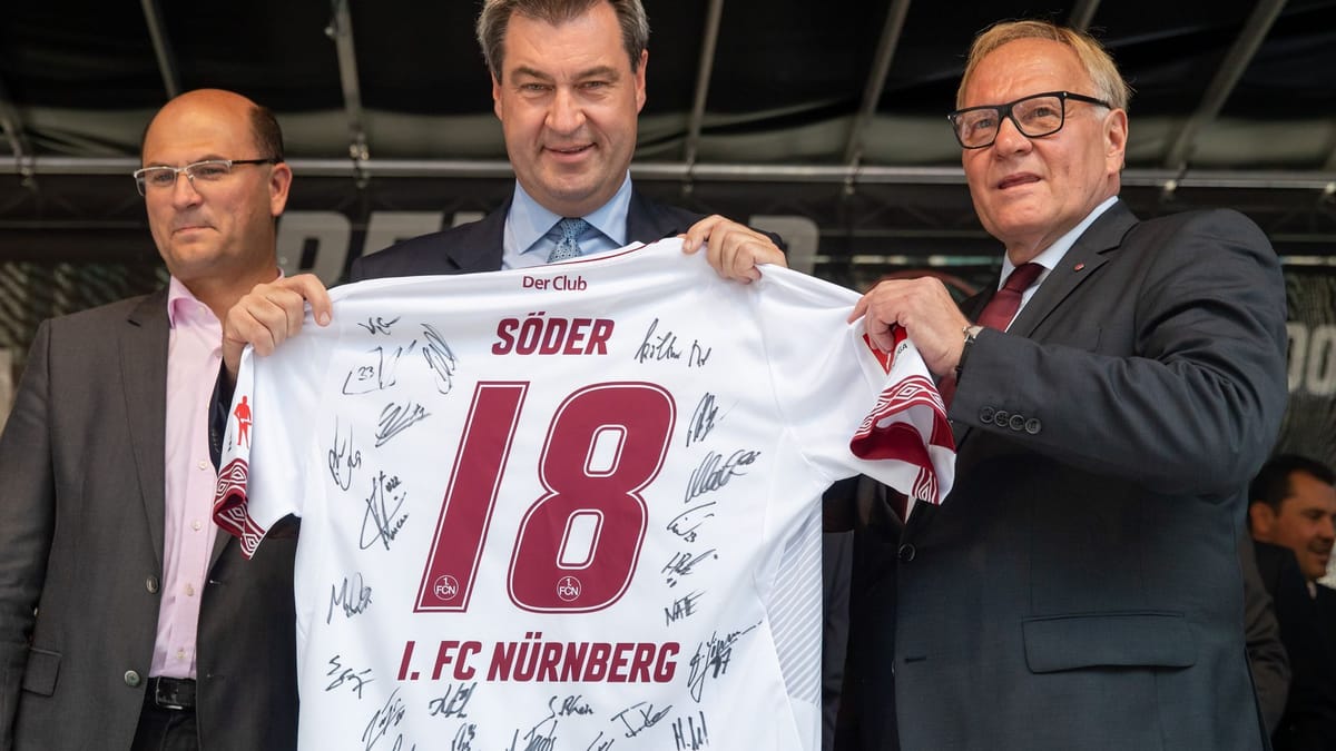 Markus Söder will neues Stadion für 1. FC Nürnberg mitzahlen