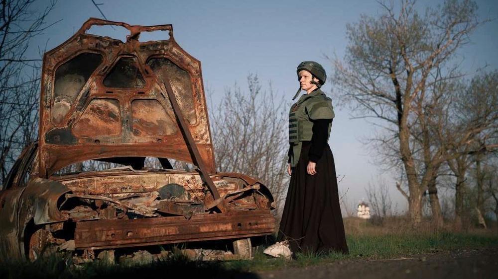 Olga Petersen: Olga Petersen nahe der Stadt Nikolskoje in Russland