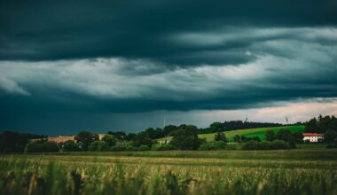 Kräftige Unwetter wegen Tief "Ole" im Anmarsch