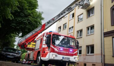 Kellerbrand in Bochold – Feuerwehr verhindert Ausbreitung des Feuers