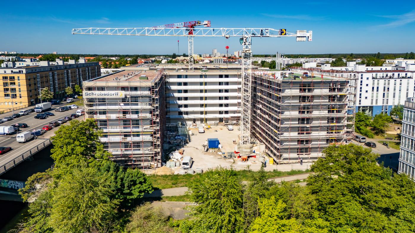 Neue Wohnungen, neue Radwege, neue Baugruben