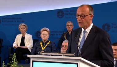Merz ruft zur Unterstützung der Ukraine "mit aller Kraft" auf
