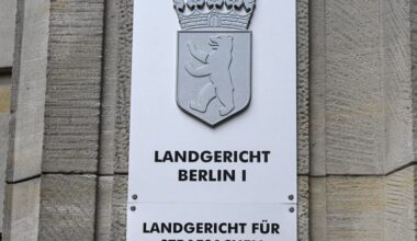 Angeklagter in Charlottenburg vor Gericht