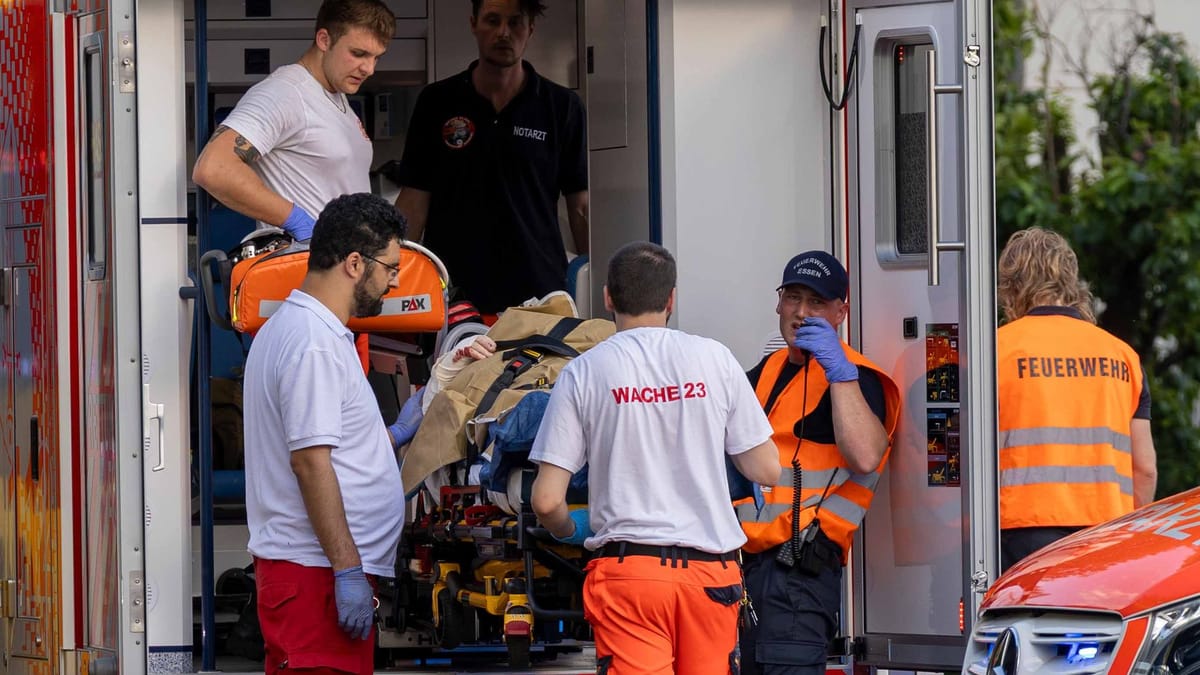 Bein verloren? Unfalldrama in Bergeborbeck
