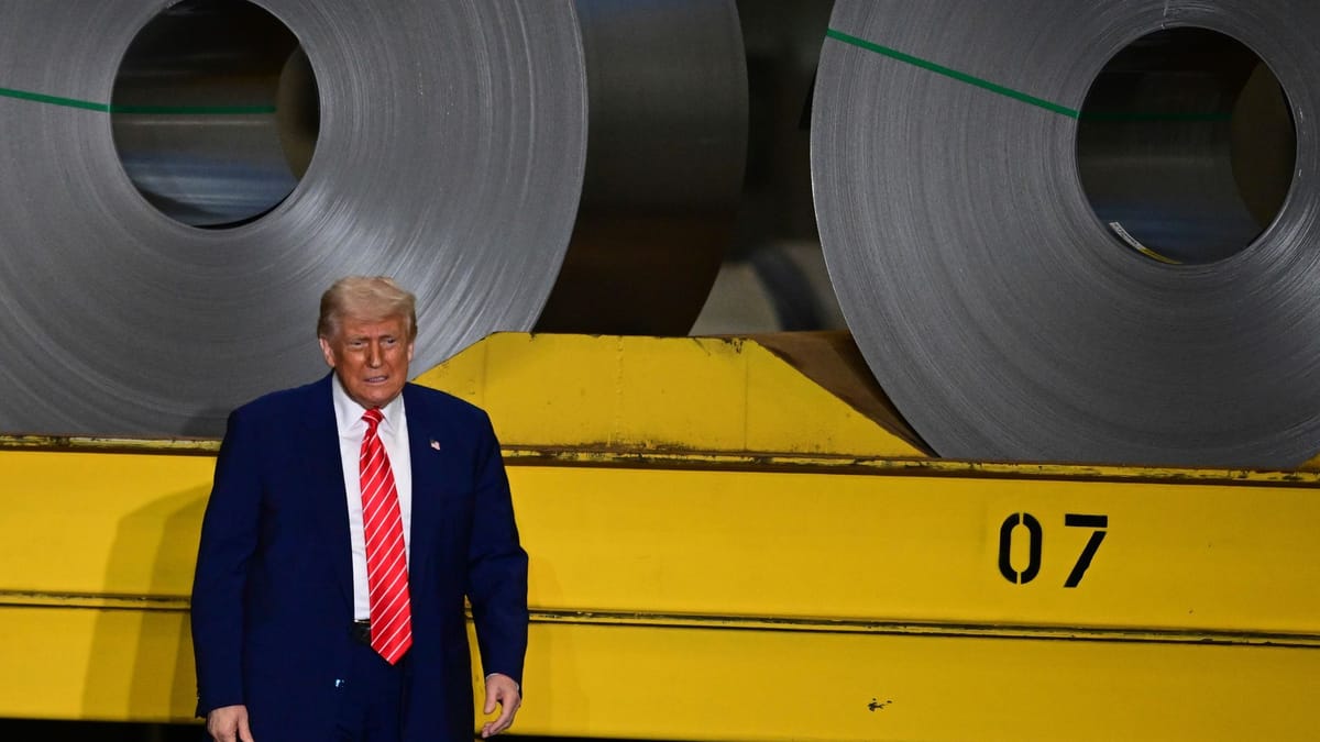 Trump kündigt Verdoppelung der Stahl-Zölle auf 50 Prozent an