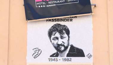Neue Gedenktafel für Fassbinder in München