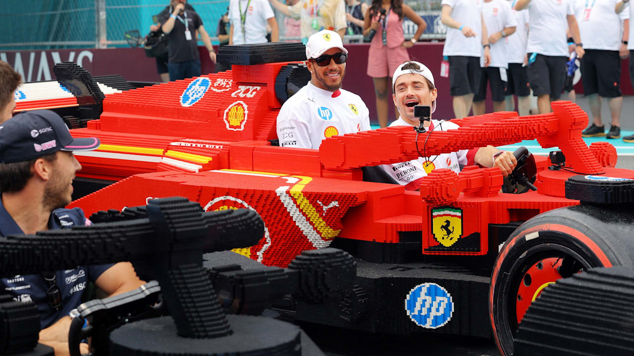 Formel 1: Ferrari betrügt beim Lego-Rennen! Freche Aktion kurz vorm Miami-GP | Sport