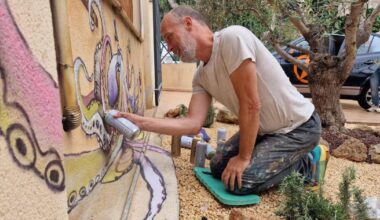 Der Graffiti-Künstler Marcus Dörr aus Offenbach hat sich auf Mallorca erfolgreich ein zweites Standbein geschaffen
