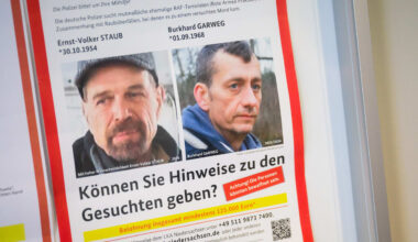 Polizei jagt RAF-Terroristen Garweg und Staub in Berlin – Razzia! | Regional
