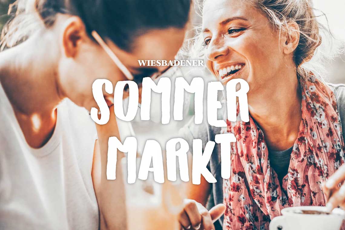 Sommermarkt auf dem Mauritiusplatz - Wiesbaden lebt