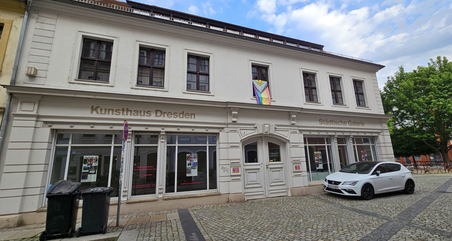 Aus dem Kunsthaus auf der Rähnitzgasse  wird im September das "Haus der Brücke" - Foto: Anton Launer