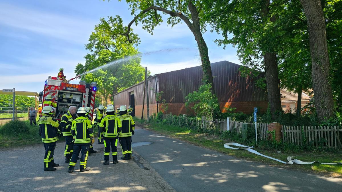 Brand von Photovoltaik-Anlage in Essen (Oldenburg)