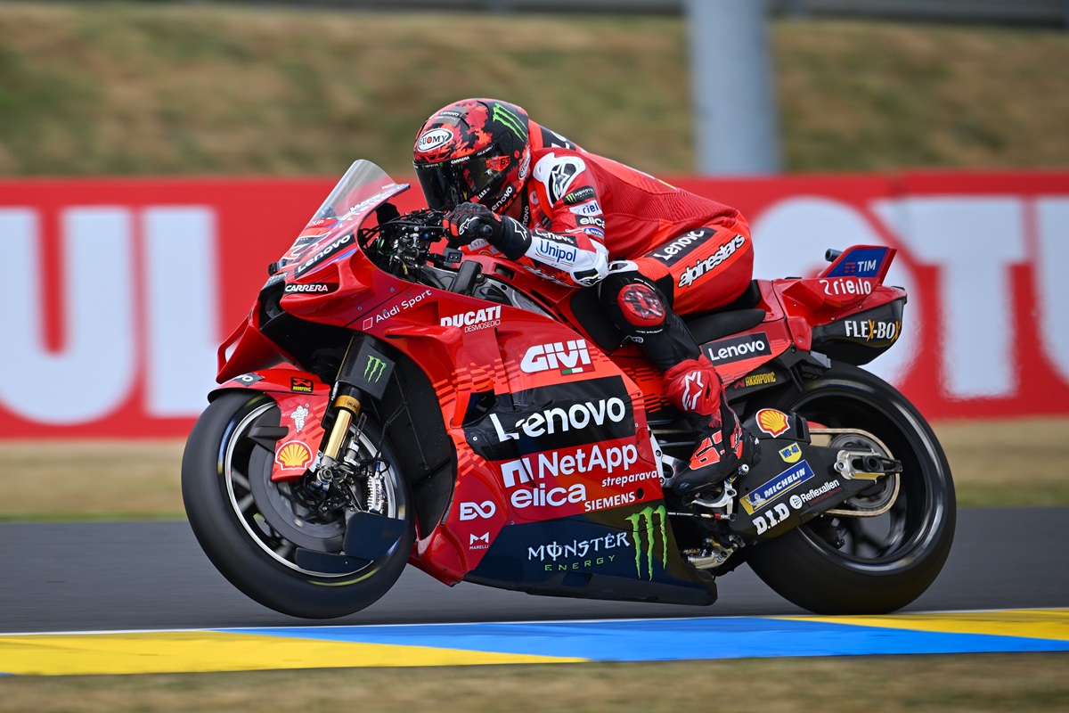 Francesco Bagnaia erklärt den Sturz in Frankreich: „Es ist nicht das erste Mal, dass wir hier so eine Situation haben.“