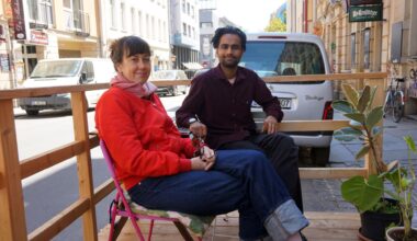 Starkes Team: Heike und Jasmel.