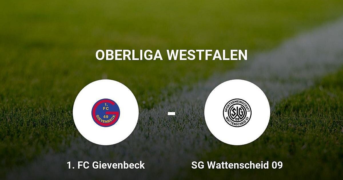 Der 1. FC Gievenbeck gegen das Team der SG Wattenscheid