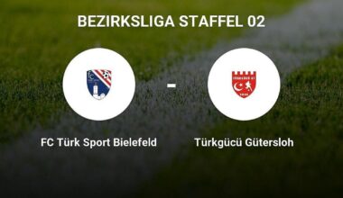 Das Spiel zwischen dem FC Türk Sport Bielefeld und dem Türkgücü Gütersloh endet unentschieden
