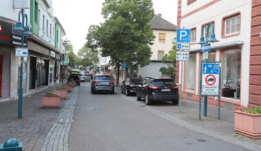 Hockenheim testet Fußgängerzone in Karlsruher Straße