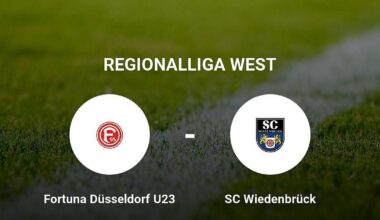 Knappes Unterliegen für Fortuna Düsseldorf U23 gegen SC Wiedenbrück