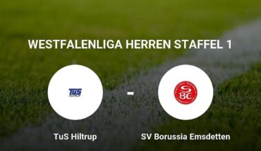 Der TuS Hiltrup gegen das Team die SV Borussia Emsdetten