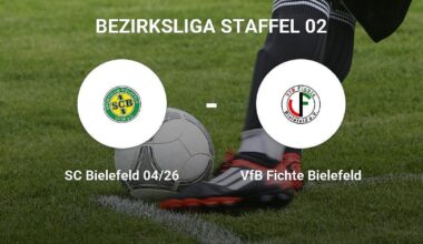 Sieg für VfB Fichte Bielefeld gegen SC Bielefeld 04/26