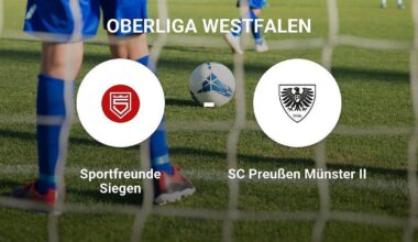 Sportfreunde Siegen behauptet sich mit knappem Sieg gegen SC Preußen Münster II