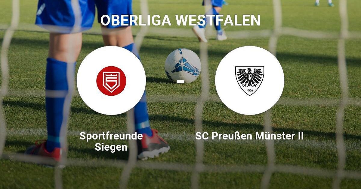 Sportfreunde Siegen behauptet sich mit knappem Sieg gegen SC Preußen Münster II