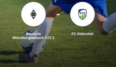FC Gütersloh bietet Borussia Mönchengladbach U23 Paroli