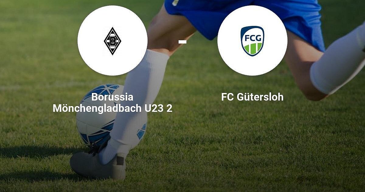 FC Gütersloh bietet Borussia Mönchengladbach U23 Paroli