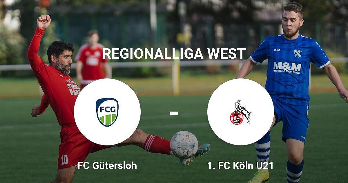 1. FC Köln U21 bietet FC Gütersloh Paroli