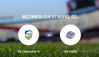 FC Gütersloh II setzt sich knapp durch gegen den SC Halle