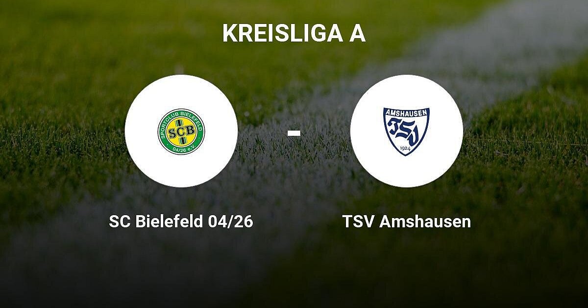 SC Bielefeld 04/26 setzt sich knapp durch gegen den TSV Amshausen