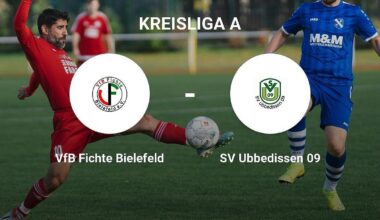 Erfolg für VfB Fichte Bielefeld gegen SV Ubbedissen 09