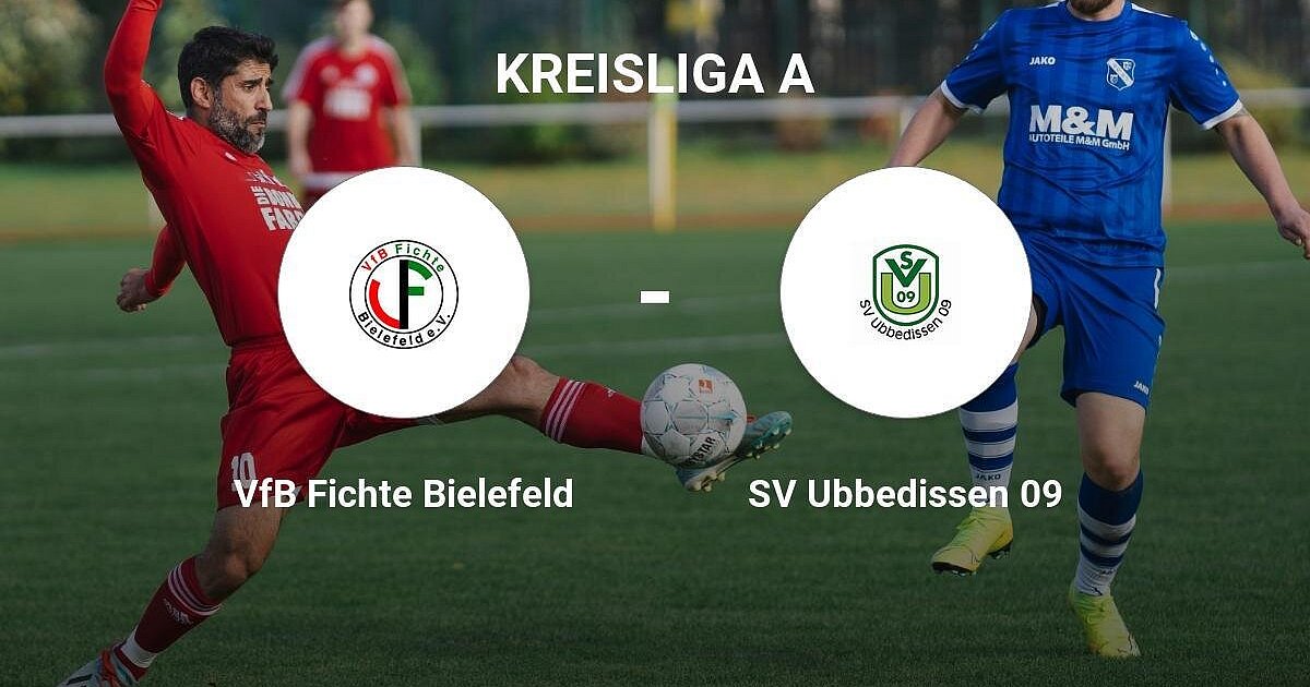 Erfolg für VfB Fichte Bielefeld gegen SV Ubbedissen 09